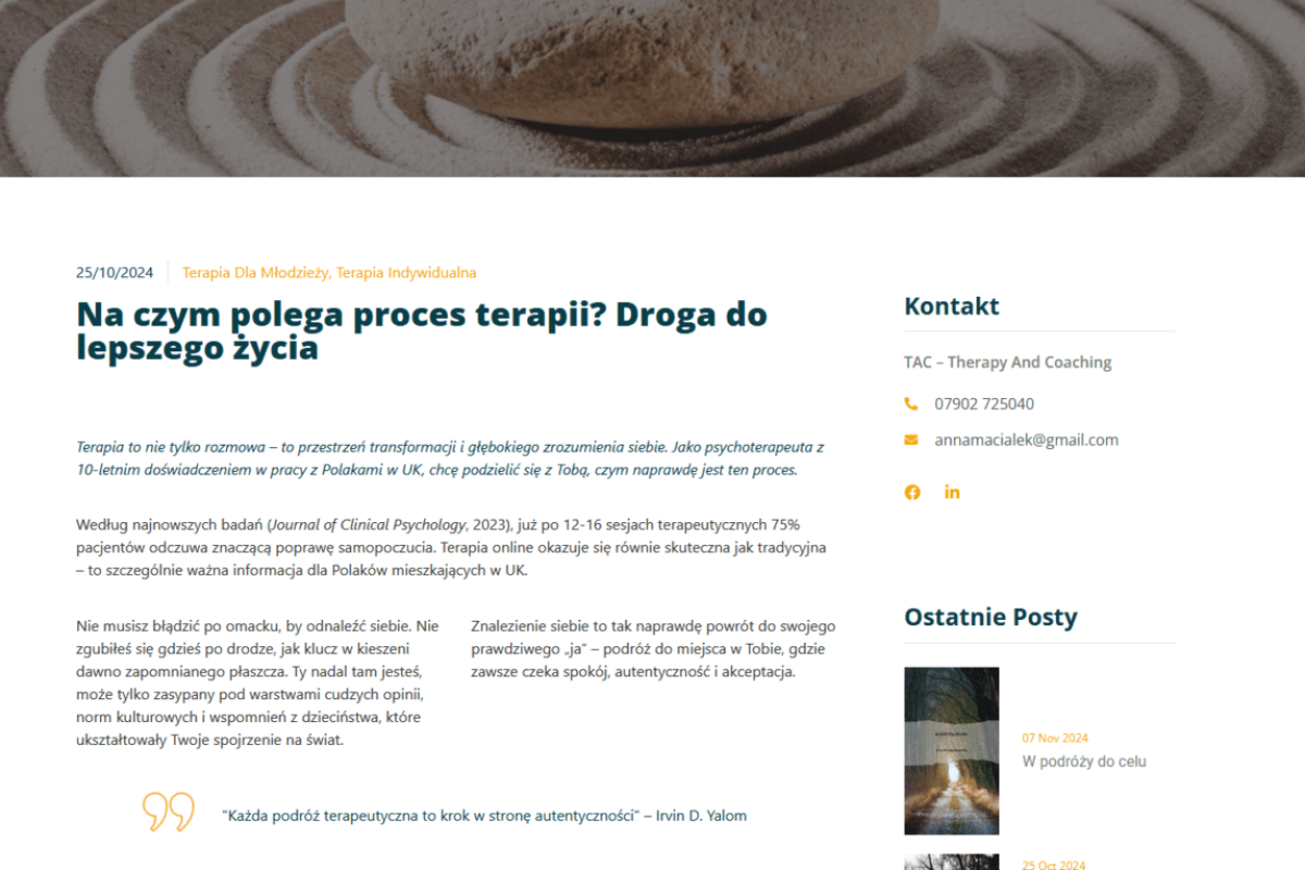 TAC - Therapy portfolio 6